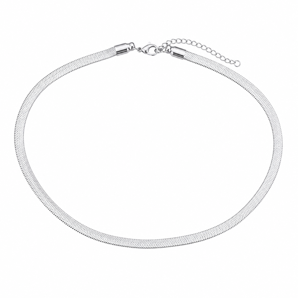 The Lisse Flat Herringbone Necklace
