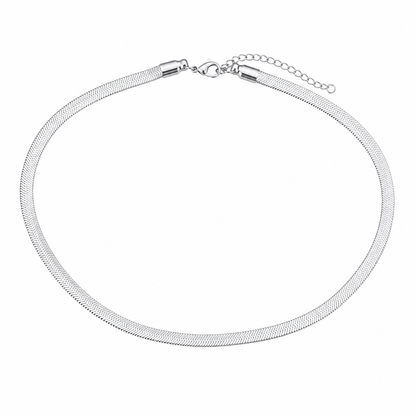 The Lisse Flat Herringbone Necklace